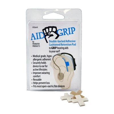 Aid-Grip Double-Back Cushioned Adhesive Retention Pads (60 / pk)